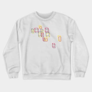 Colored Boxes Graphic Crewneck Sweatshirt